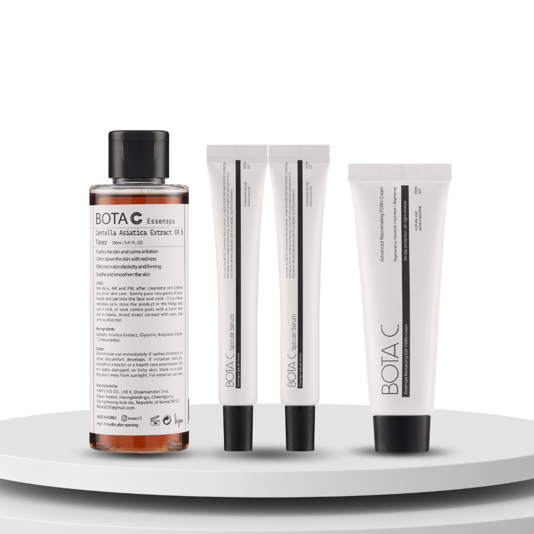 BOTA C Essenspa Recovery Set – Centella Toner + Spicule Serum + EGF PDRN Cream