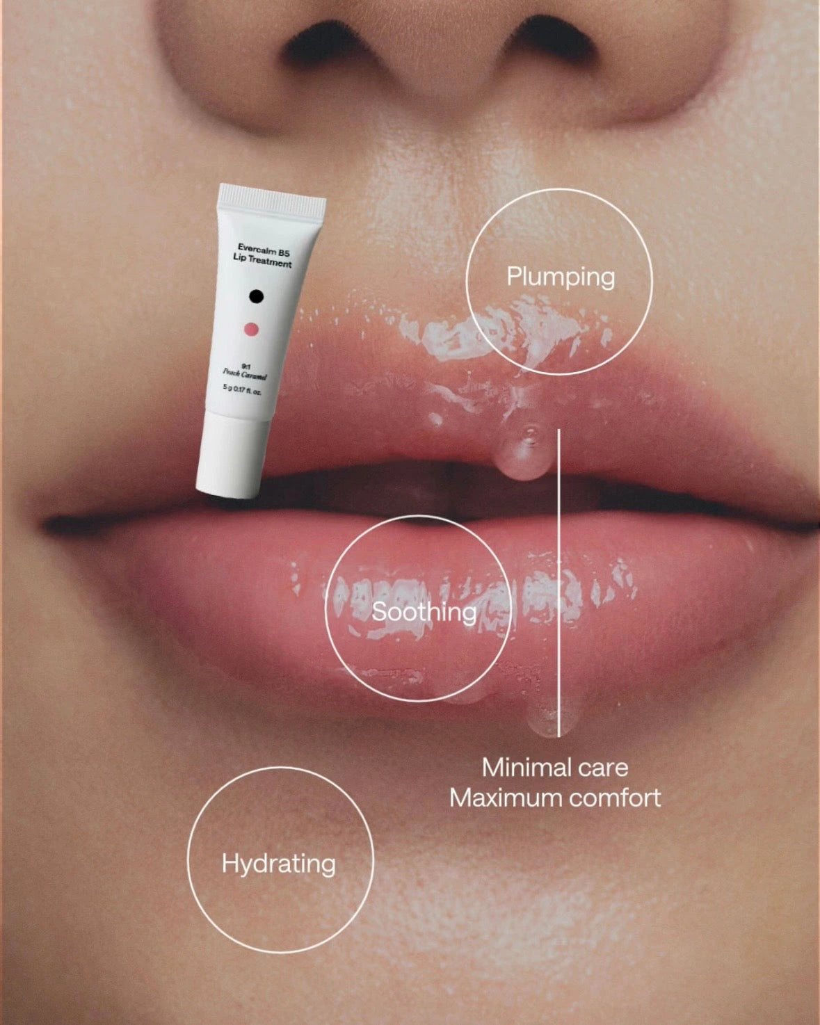 B:LAB Evercalm B5 Lip Treatment (5g) – 9:1 Peach Caramel