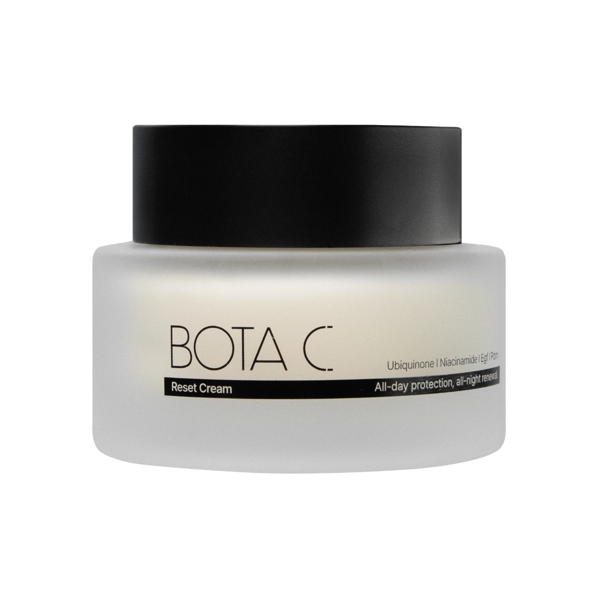 Bota C Reset Cream jar on a white background