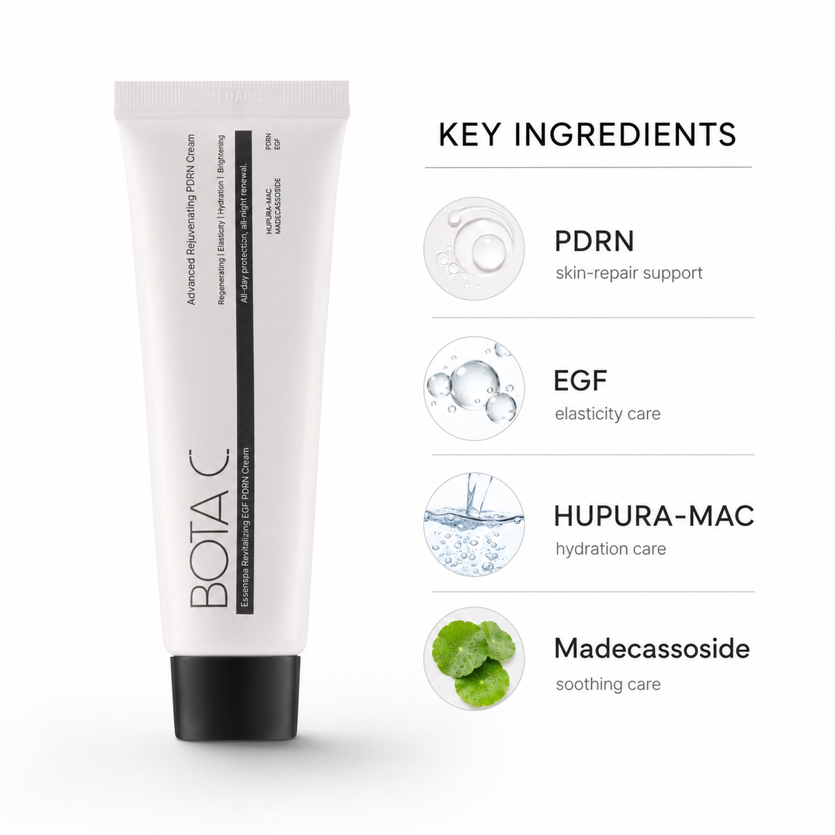 BOTA C face cream with EGF, PDRN, Centella and Madecassoside