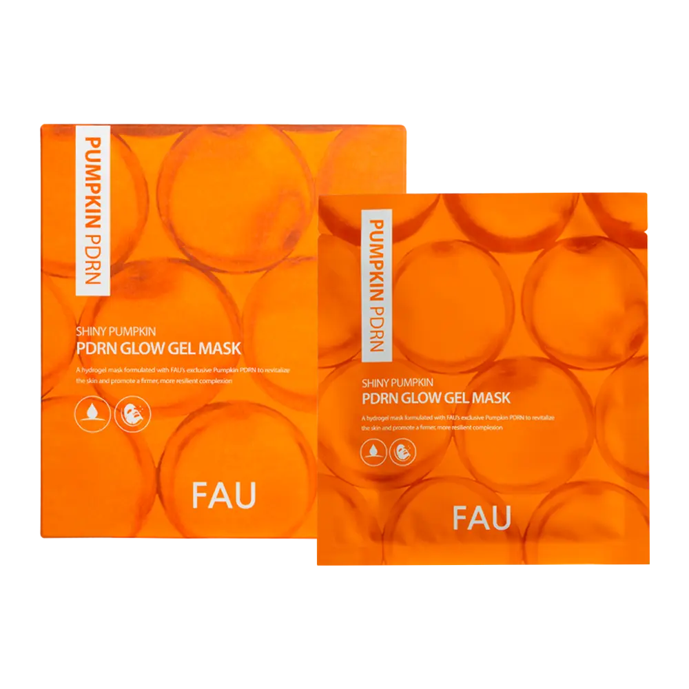 FAU Shiny Pumpkin PDRN Gel Mask (4 Sheets / 1 Box)