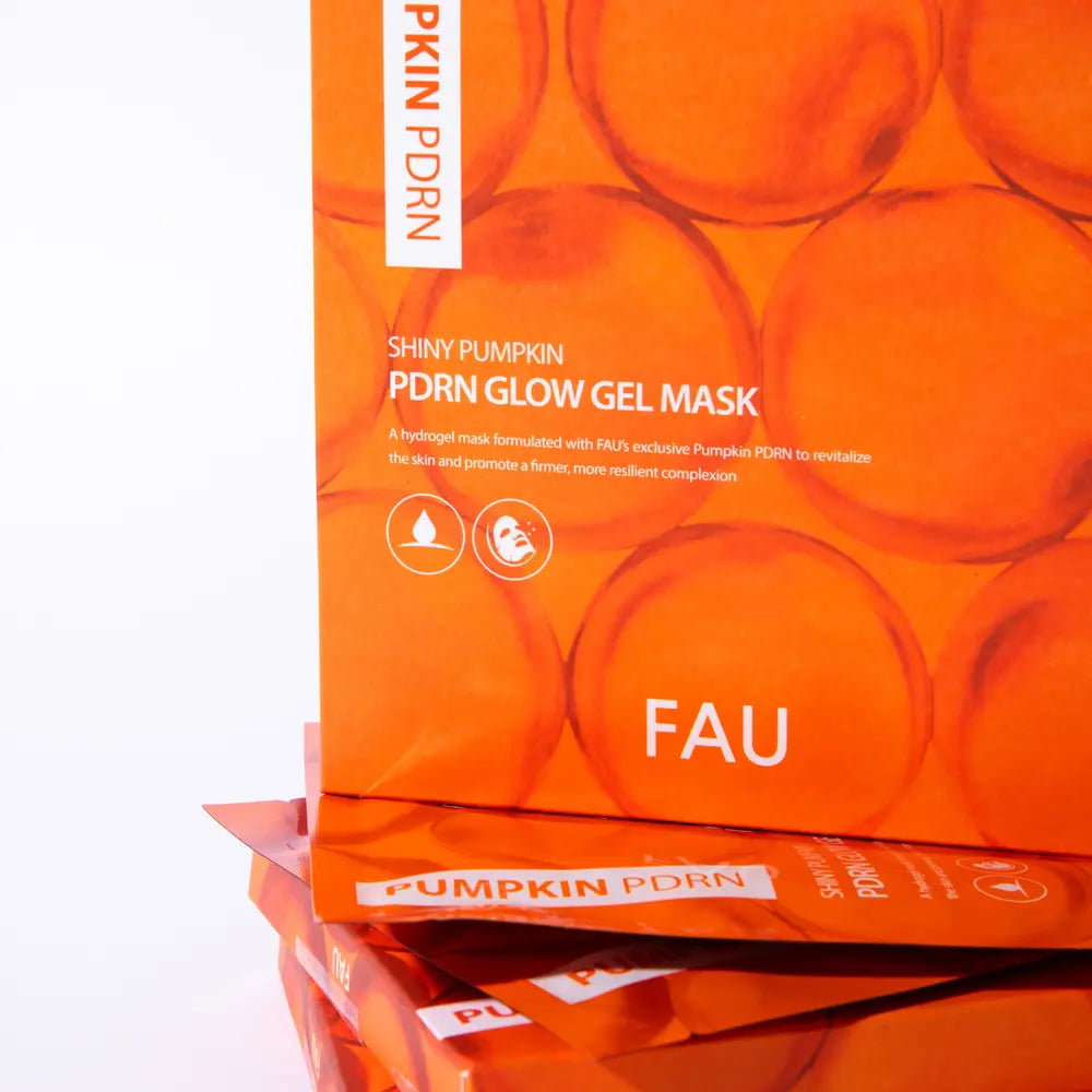 FAU Shiny Pumpkin PDRN Gel Mask (4 Sheets / 1 Box)
